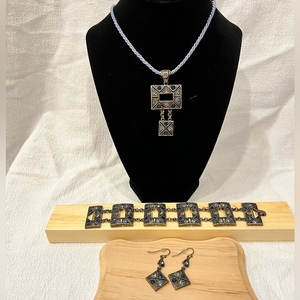 Final Price! Lia Sophia Necklace, Bracelet and Earrings